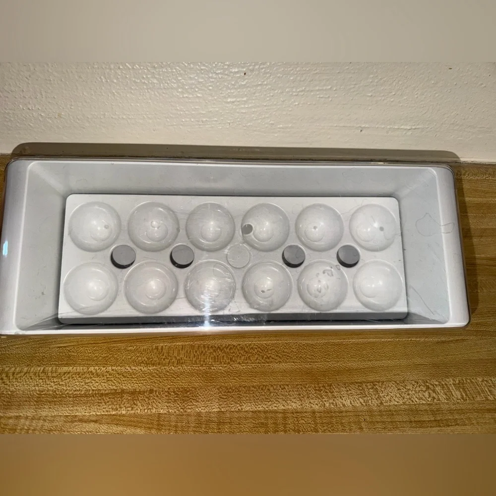 White Plastic Egg Tray refrigerator egg tray organizer kitchen egg storage